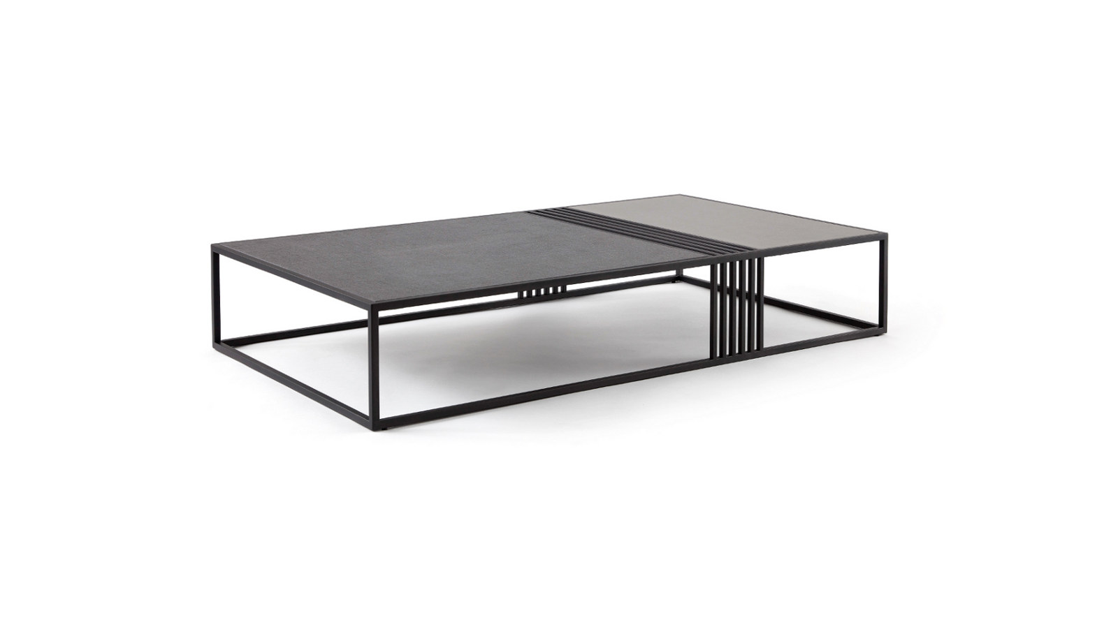 Stella Trading Samy Basse carrée Noir avec Structure en métal Table d' –  Shop Planète Déco